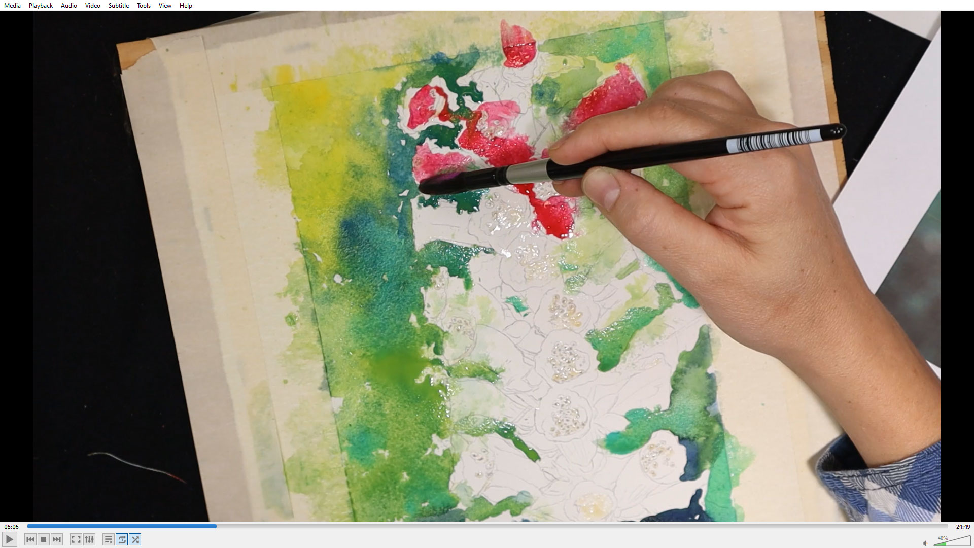 Flower Mastery - Easy Watercolor Painting