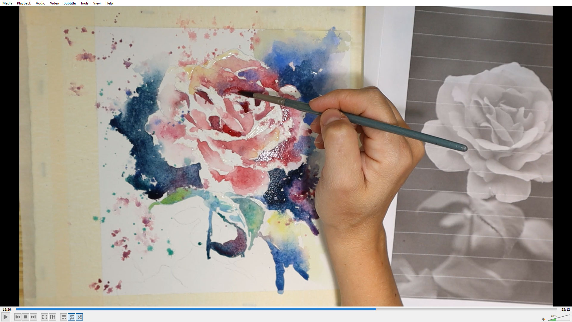 Flower Mastery - Easy Watercolor Painting