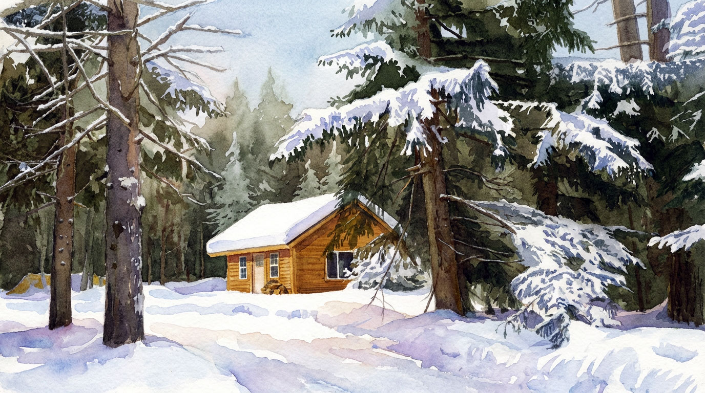 Snowy Trees & Bushes